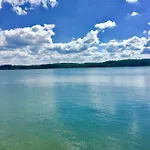 Villa Mazurska Deluxe W Pasymiu Z Prywatnym Pomostem Na Jezioro Kalwa I Lodzia Na Wylacznosc Najwyzsze Premium W Osada Zamkowa