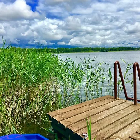Mazurska Deluxe W Pasymiu Z Prywatnym Pomostem Na Jezioro Kalwa I Lodzia Na Wylacznosc Najwyzsze Premium W Osada Zamkowa